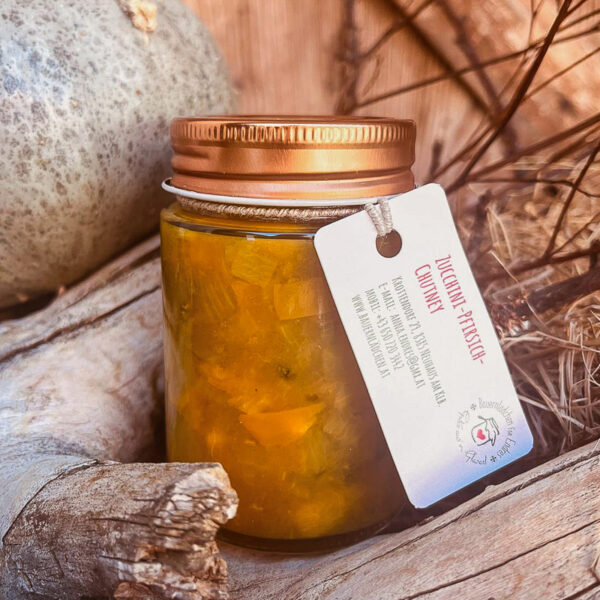 Zucchini Pfirsich Chutney