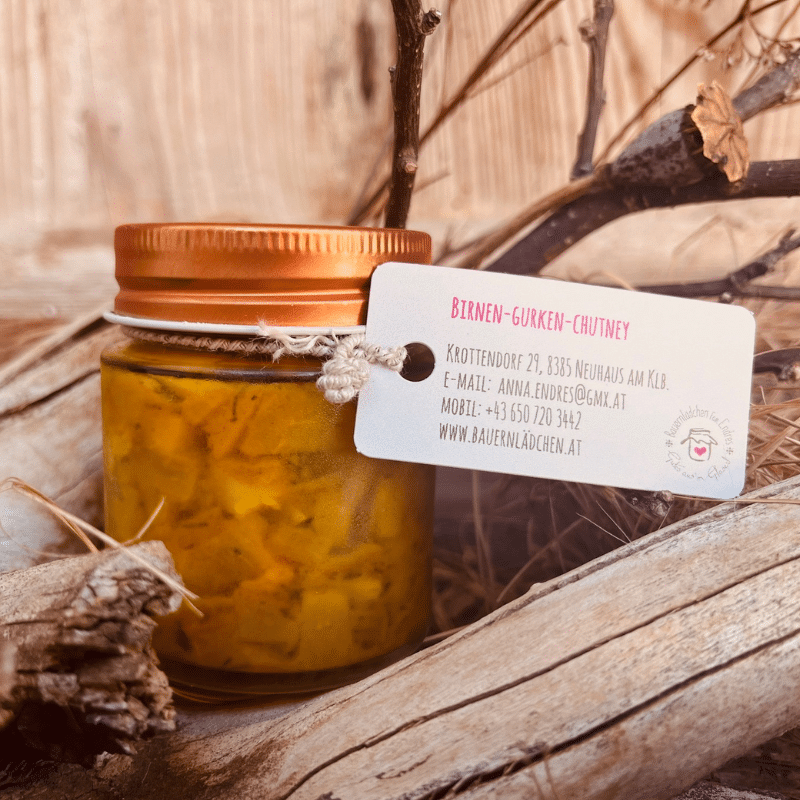 NEU: Birnen-Gurken-Chutney